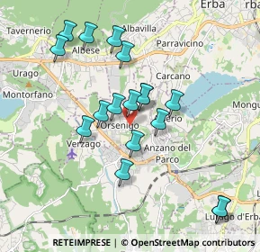 Mappa Orsenigo, 22030 Orsenigo CO, Italia (1.72294)