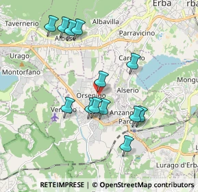 Mappa Orsenigo, 22030 Orsenigo CO, Italia (1.75923)