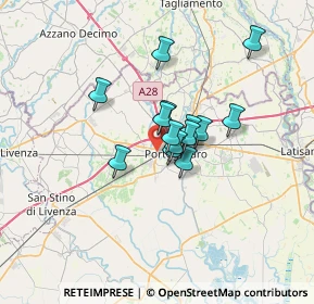 Mappa Via Treviso, 30026 Portogruaro VE, Italia (4.29071)