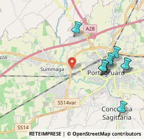 Mappa Via Treviso, 30026 Portogruaro VE, Italia (2.4875)