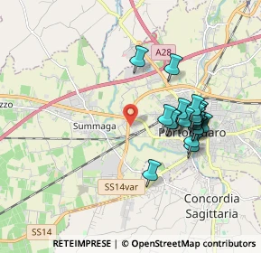 Mappa Via Treviso, 30026 Portogruaro VE, Italia (1.6775)