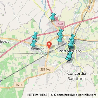Mappa Via Treviso, 30026 Portogruaro VE, Italia (1.69818)