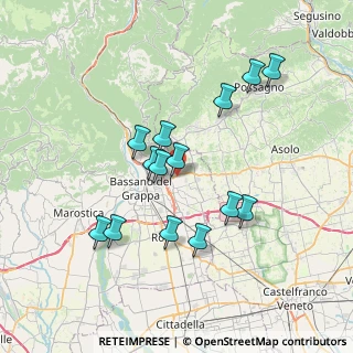 Mappa Via dell'Artigianato, 36060 Romano D'ezzelino VI, Italia (6.63)