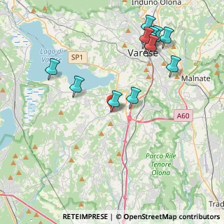 Mappa Via Piave, 21022 Azzate VA, Italia (4.50917)
