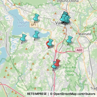 Mappa Via Piave, 21022 Azzate VA, Italia (4.445)