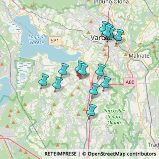 Mappa Via Piave, 21022 Azzate VA, Italia (3.35571)