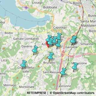 Mappa Via Piave, 21022 Azzate VA, Italia (1.54833)