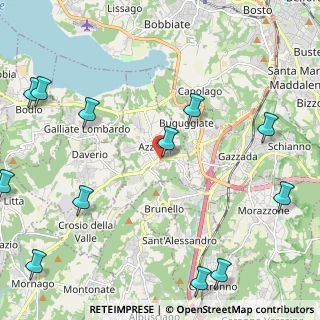 Mappa Via Piave, 21022 Azzate VA, Italia (3.04)