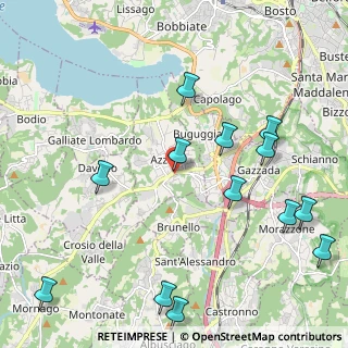 Mappa Via Piave, 21022 Azzate VA, Italia (2.58769)