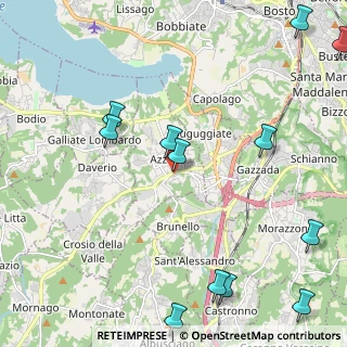 Mappa Via Piave, 21022 Azzate VA, Italia (2.92)