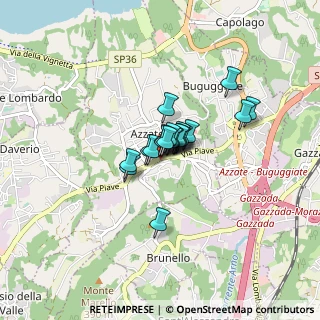 Mappa Via Piave, 21022 Azzate VA, Italia (0.4085)