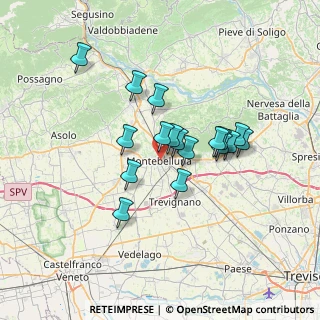 Mappa Via Luigi Pastro, 31044 Montebelluna TV, Italia (5.46824)
