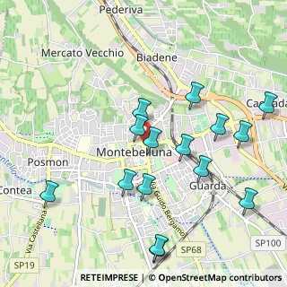 Mappa Via Luigi Pastro, 31044 Montebelluna TV, Italia (1.08267)