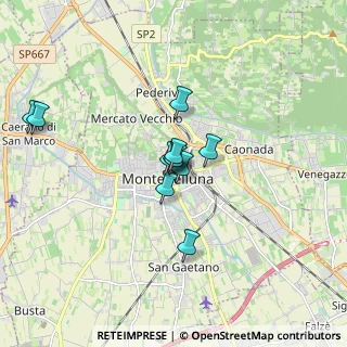 Mappa Via Cornaro Regina, 31044 Montebelluna TV, Italia (1.20636)