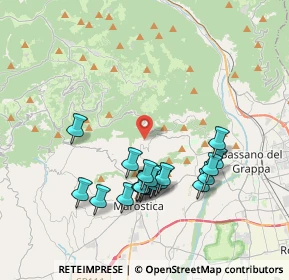 Mappa Via Piazzette, 36063 Marostica VI, Italia (3.64947)