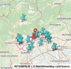 Mappa Via Piazzette, 36063 Marostica VI, Italia (12.71611)