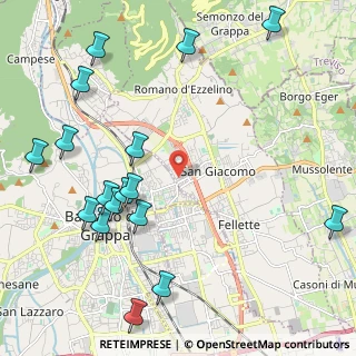 Mappa Via Colonnello F. Dissegna, 36060 Romano D'ezzelino VI, Italia (2.67294)