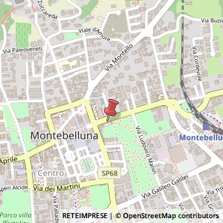 Mappa Corso Mazzini Giuseppe, 45, 31044 Montebelluna, Treviso (Veneto)