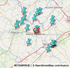 Mappa Via della Frattina C., 31045 Motta di Livenza TV, Italia (7.028)