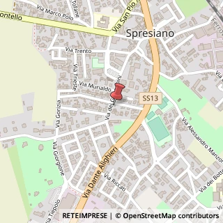 Mappa Via dei Giuseppini, 29, 31027 Spresiano, Treviso (Veneto)