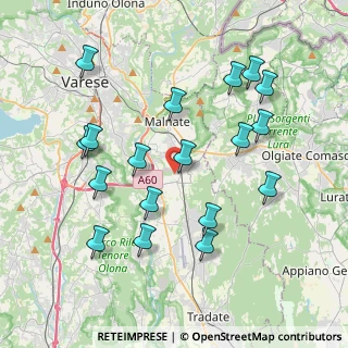 Mappa Piazza S. Maurizio, 21040 Vedano Olona VA, Italia (4.05889)