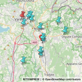 Mappa Piazza S. Maurizio, 21040 Vedano Olona VA, Italia (3.92154)
