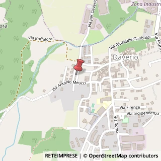 Mappa Via Antonio Meucci, 18, 21020 Daverio, Varese (Lombardia)