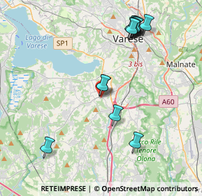 Mappa Via Isonzo, 21022 Azzate VA, Italia (4.20615)