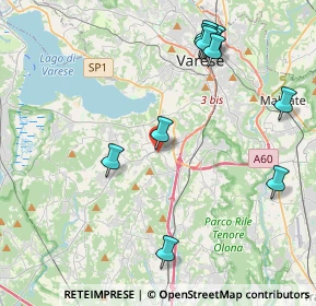 Mappa Via Isonzo, 21022 Azzate VA, Italia (4.64091)