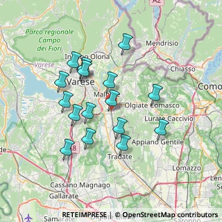 Mappa Piazza Trento e Trieste, 21040 Vedano Olona VA, Italia (6.54941)
