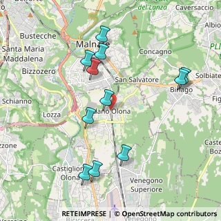 Mappa Piazza Trento e Trieste, 21040 Vedano Olona VA, Italia (2.06)