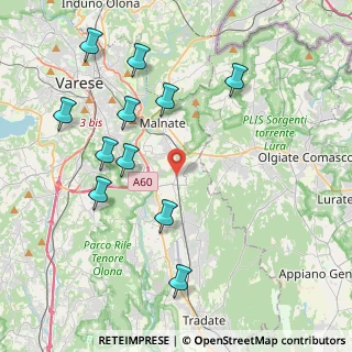 Mappa Piazza Trento e Trieste, 21040 Vedano Olona VA, Italia (4.42091)