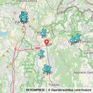 Mappa Piazza Trento e Trieste, 21040 Vedano Olona VA, Italia (5.25667)
