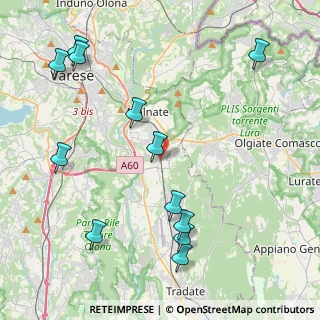 Mappa Piazza Trento e Trieste, 21040 Vedano Olona VA, Italia (5.0725)