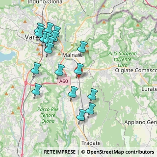 Mappa Piazza S. Rocco, 21040 Vedano Olona VA, Italia (4.24944)