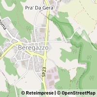 Karte Beregazzo con Figliaro