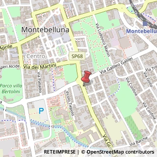 Mappa Via Guido Bergamo, 7, 31044 Montebelluna, Treviso (Veneto)