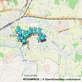 Mappa Via G. Verdi, 30026 Portogruaro VE, Italia (0.739)