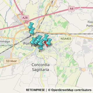 Mappa Via G. Verdi, 30026 Portogruaro VE, Italia (1.00182)