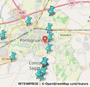 Mappa Via G. Verdi, 30026 Portogruaro VE, Italia (2.24643)