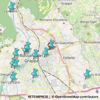 Mappa Via Col Fagheron, 36061 Bassano del Grappa VI, Italia (2.72583)