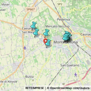 Mappa Via Contea, 31044 Montebelluna TV, Italia (1.60833)