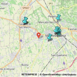 Mappa Via Contea, 31044 Montebelluna TV, Italia (1.97833)