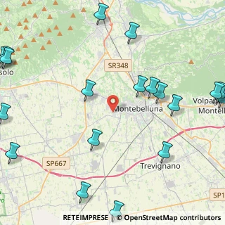 Mappa Via Contea, 31044 Montebelluna TV, Italia (6.426)