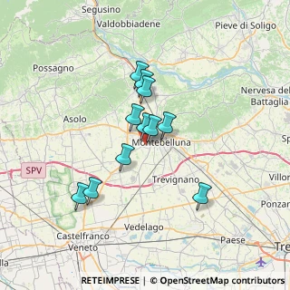 Mappa Via Contea, 31044 Montebelluna TV, Italia (5.22)