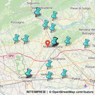 Mappa Via Contea, 31044 Montebelluna TV, Italia (8.374)