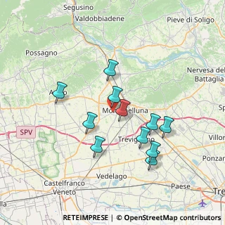 Mappa Via Contea, 31044 Montebelluna TV, Italia (6.41455)