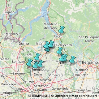 Mappa Via Pastore, 23847 Molteno LC, Italia (11.65333)