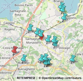 Mappa Via Pastore, 23847 Molteno LC, Italia (2.06118)