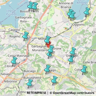Mappa Via Pastore, 23847 Molteno LC, Italia (2.73)
